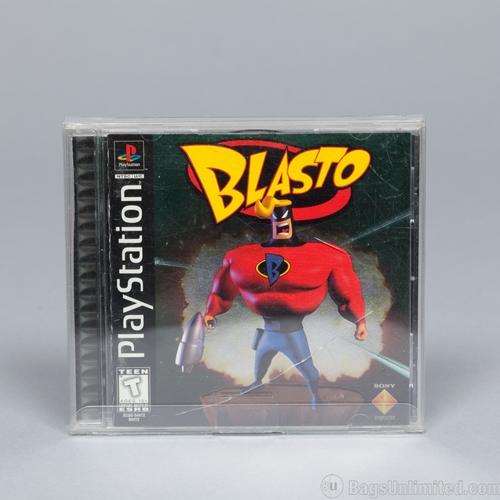 CD Case & Video Game Case Protector Clear Polyester